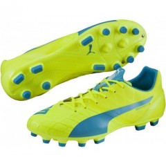 Ghete de fotbal Puma evoSPEED 1.4 AG 10326504 | Yellow | mărimea 47 (US 13 / UK 12) č.1