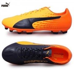 Ghete de fotbal Puma evoSPEED 17 SL-S AG 10401203 | Orange - Blue | mărimea 42 (US 9 / UK 8) č.1