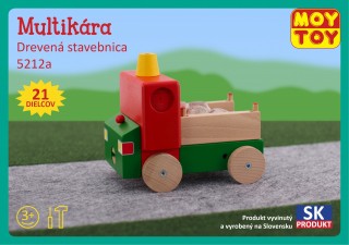 Set de joacă Multicar Moy Toy | lemn č.1