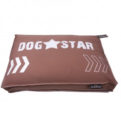 Culcuș de lux pentru câine Lex & Max Dog Star 90 x 65 cm | maro č.1