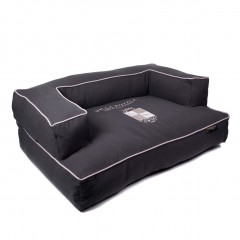 Canapea de lux pentru câine Lex & Max Classic 115 x 75 x 35 cm | gri č.1