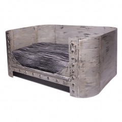 Canapea de lux pentru câine Lex & Max Industrial 90 x 65 cm | stil retro č.1