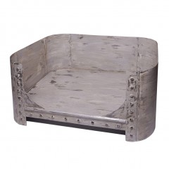 Canapea de lux pentru câine Lex & Max Industrial 90 x 65 cm | stil retro č.2