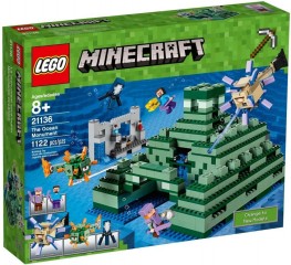 LEGO Minecraft 21136 Monumentul din ocean č.1