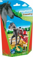 Playmobil 9261 Jockey pe cal č.1