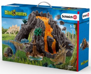 Schleich 42305 Vulcan mare cu dinozaur č.2