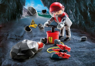 Playmobil 9092 miner cu echipament č.2