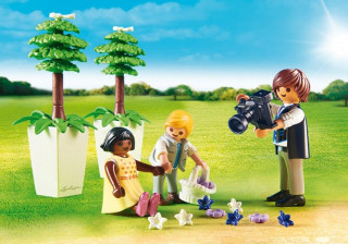 Playmobil 9230 Copii cu flori si fotograful č.3