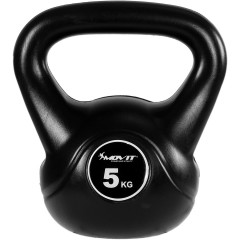 Greutate Kettlebell MOVIT 5 kg | negru č.1