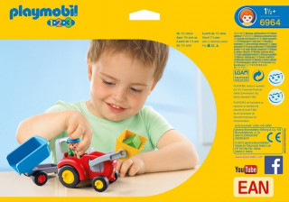 Playmobil 6964 Tractor cu remorcă (1.2.3) č.3