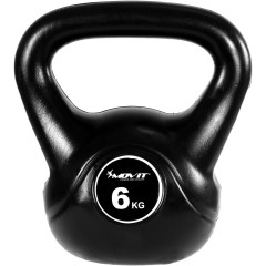 Greutate Kettlebell MOVIT 6 kg | negru č.1