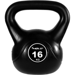 Greutate Kettlebell MOVIT 16 kg | negru č.1