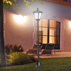 Lampa solara de gradina 160 cm | negru č.2