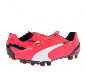 Ghete de fotbal Puma evoPOWER 4.3 FG 10301804 |Bright plasma-White-Peacot| mărimea 44 (US 10,5 / UK 9,5) č.1