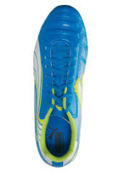 Ghete de fotbal PUMA V6.11 I FG 10234605 |albastru-alb-lime| mărimea 40,5 (US 8 / UK 7) č.3