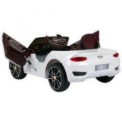 Mașină de lux pentru copii Bentley EXP12 cu telecomandă  |  alb č.2