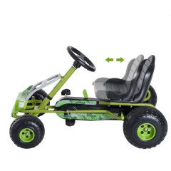 Kart cu pedale pentru copii 95 x 66,5 x 57cm | verde č.3