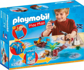 Playmobil 9328 Play Map saltea de joaca Aventura Piraților č.1