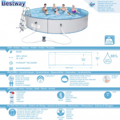 Piscină Bestway Hydrium „Splasher“4,6 x 0,9 m  | inclusiv filtrarea č.3