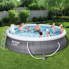 Piscină Bestway Fast Set Ø457x 1,07 cm | set complet cu filtrare č.1