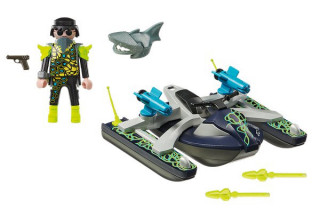 Playmobil 70007 Team S.H.A.R.K. Scuter rachetă č.3