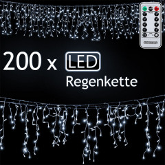 Instalație de Crăciun LED tip ploiță , 5 m | alb rece 200 LED č.2