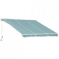 Marchiză retractabilă 3,5 x 2,5 m | verde č.1