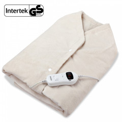 Pătură fleece cu încălzire 145 x 100 cm | crem č.1