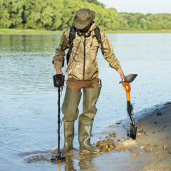 Detector de metale 23 x 22 x 114-135 cm | negru č.2