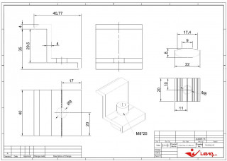 Suport panou solar din aluminiu 35mm | set 20buc č.2