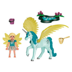 Playmobil Ayuma 70809 Crystal Fairy cu unicorn č.2