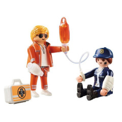 Playmobil 70823 DuoPack Medic de urgență și polițistă č.3