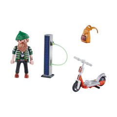 Playmobil 70873 Hipster cu scuter electric č.2