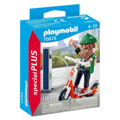 Playmobil 70873 Hipster cu scuter electric č.1