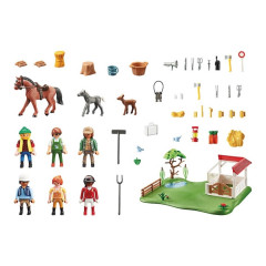 Playmobil 70978 My Figures: Ranch cu cai č.2