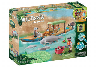 Playmobil Wiltopia 71010 Excursie cu barca lamantin č.1