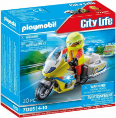 Playmobil 71205 Motocicletă de salvare cu lumină intermitentă č.1