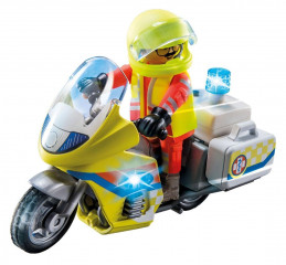 Playmobil 71205 Motocicletă de salvare cu lumină intermitentă č.3