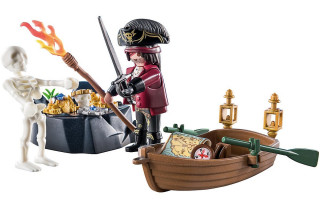 Playmobil 71254 Starter Pack Pirat cu barcă č.2