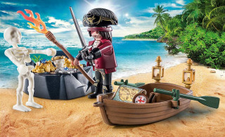 Playmobil 71254 Starter Pack Pirat cu barcă č.3