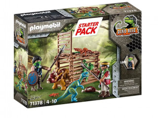 Playmobil 71378 Starter pack Eliberarea lui Triceratopse č.1