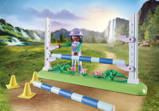 Playmobil Horses of Waterfall 71355 Zoe Blaze cu teren de turneu č.3