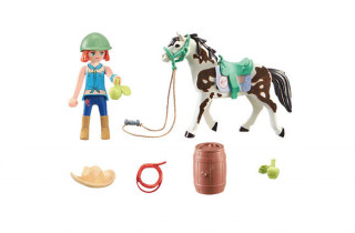 Playmobil Horses of Waterfall 71358 Ellie & Sawdust cu exerciții occidentale č.2