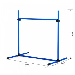 Obstacol de agilitate pentru câini 95 x 65 x 95 cm| albastru č.3