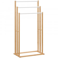 Suport din bambus pentru prosoape 48 x 25,8 x 94 cm | natural č.1