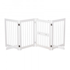 Grilaj reglabil pentru protectie copii 215 x 38 x 75 cm | alb č.3