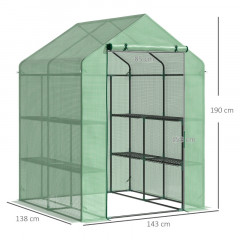 Solar de gradina 143 x 138 x 195 cm | verde č.3