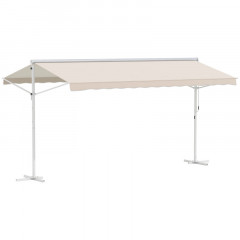 Marchiza/copertina retractabila - 4,5 x 3,4 m | crem č.2