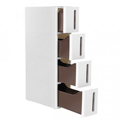 Organizator raft plastic 45 x 17 x 83 cm | alb č.1