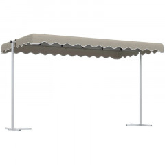 Marchiza/copertina retractabila 402,5 x 227 x 220 cm | kaki č.3